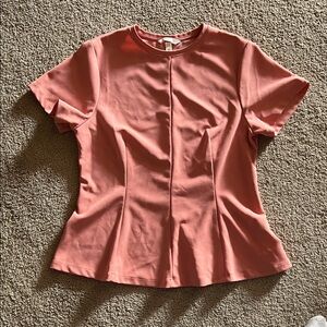 H&M Dusty Rose Short Sleeve Top